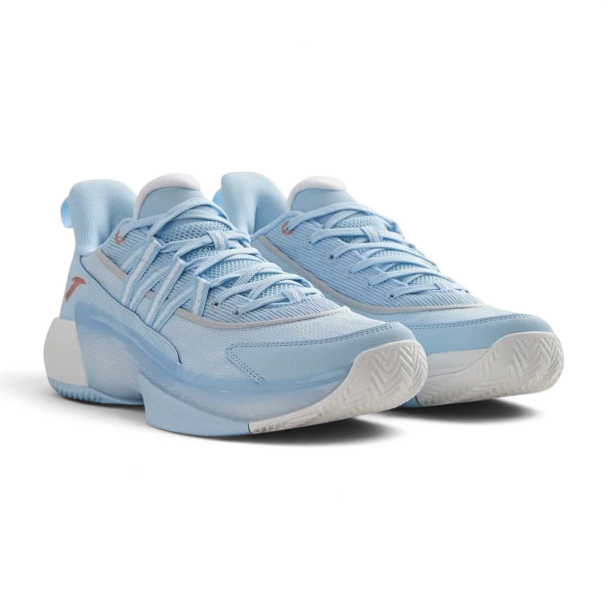 FRG ANTA Attack Pro basketball shoes in light blue, featuring a breathable mesh upper and responsive cushioned midsole.