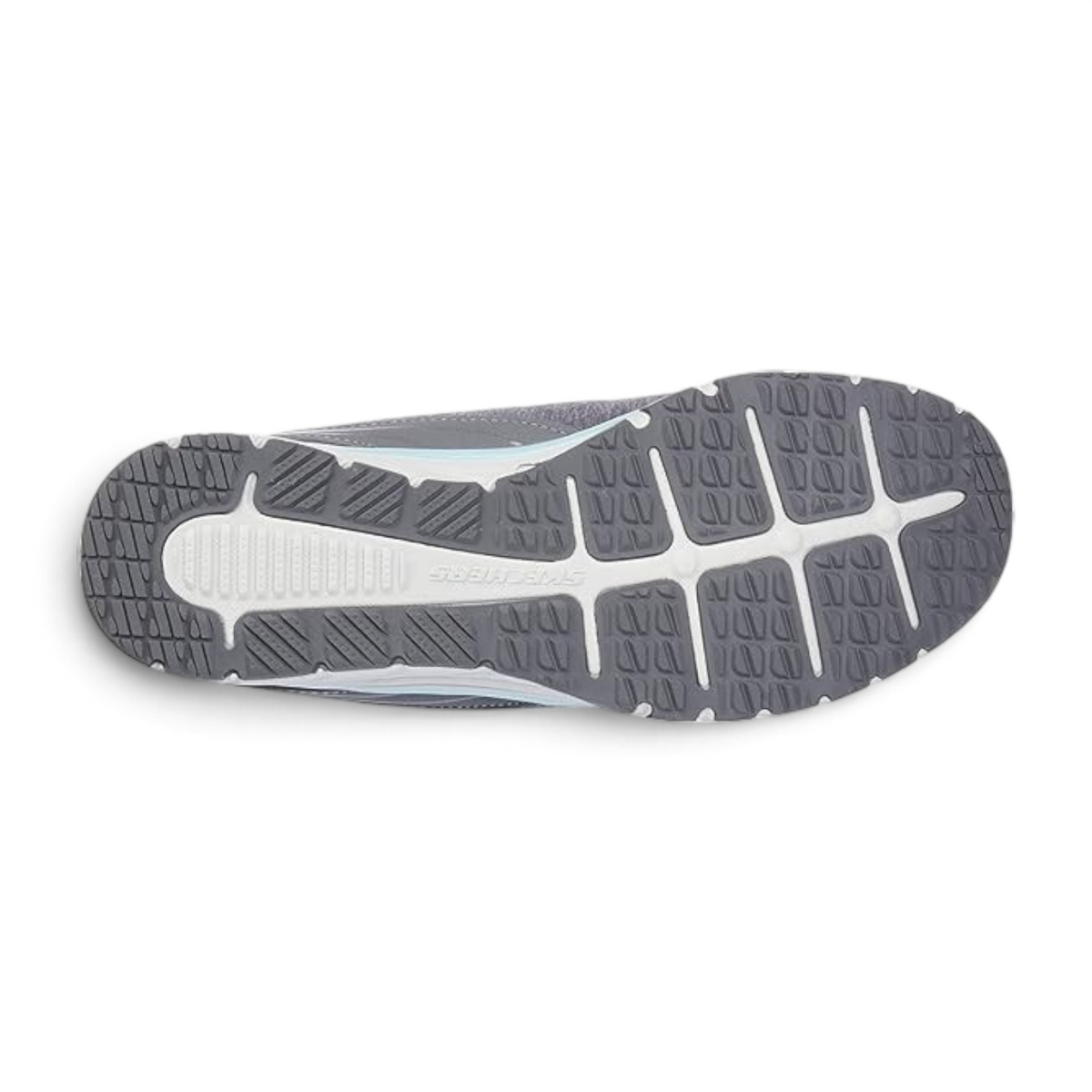 FRG Skechers Gratis Sport Fascinating sneaker showing the flexible grey traction outsole with logo detail