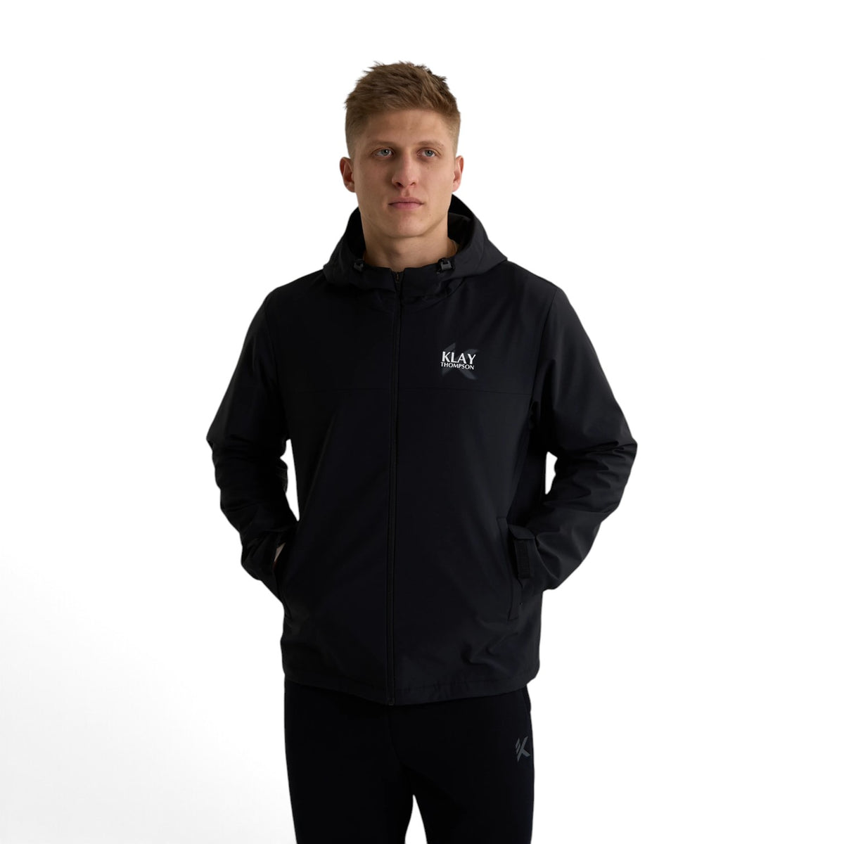 ANTA Woven Track Top - Black