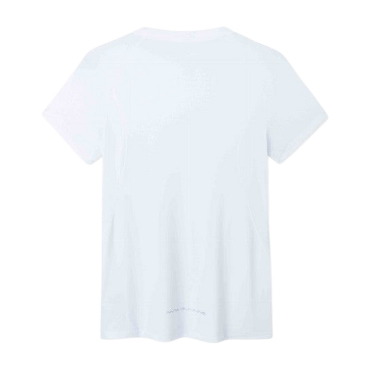 FRG ANTA A-Chill Touch running short sleeve t-shirt in pure white, featuring a lightweight, breathable fabric back.