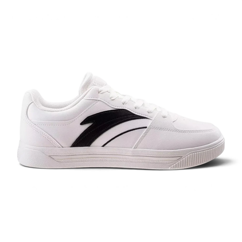 FRG X-GAME white lifestyle sneakers for men with a black side logo and durable rubber sole