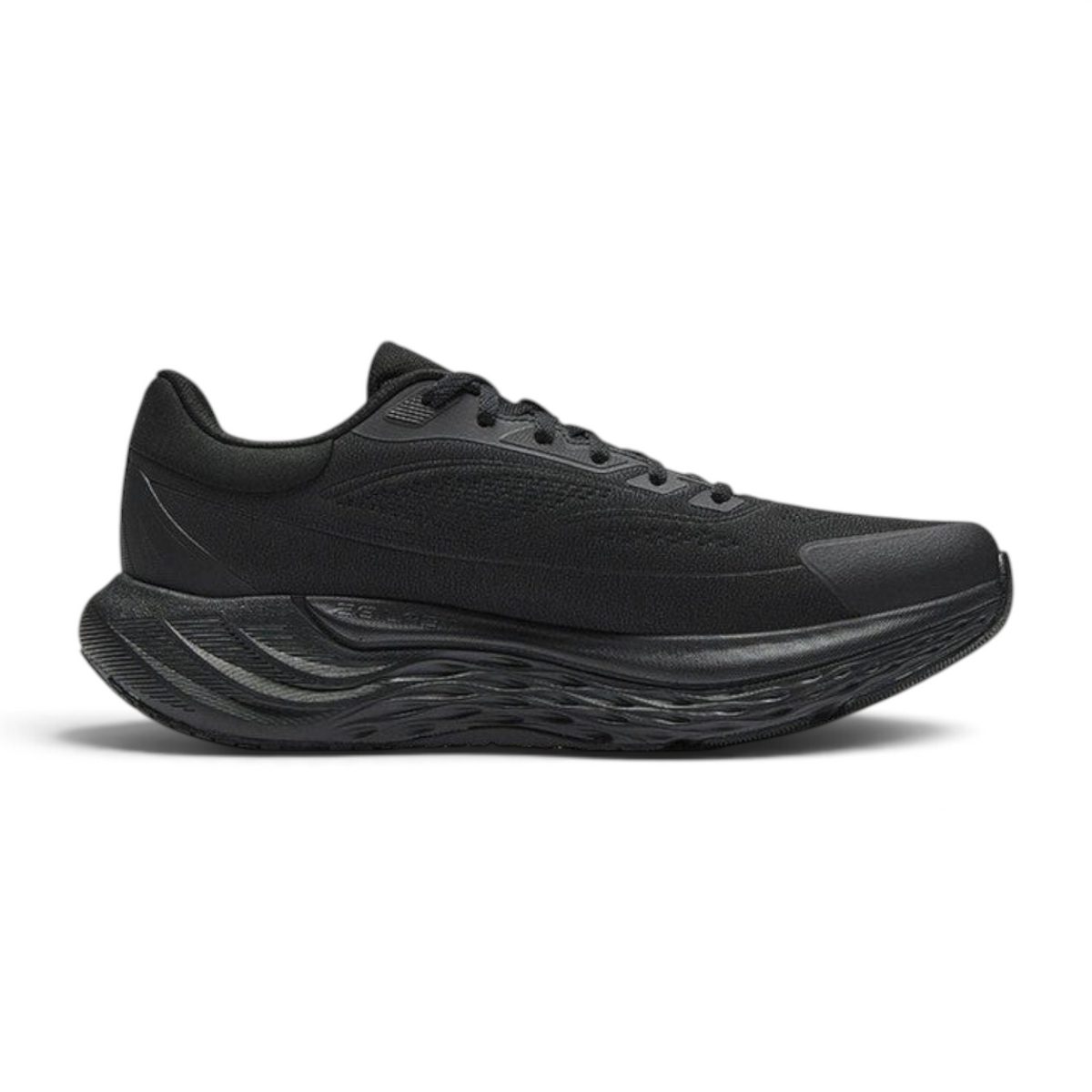 FRG Anta Journey Walker 1.5 running shoes in all black with a cushioned midsole and breathable mesh upper