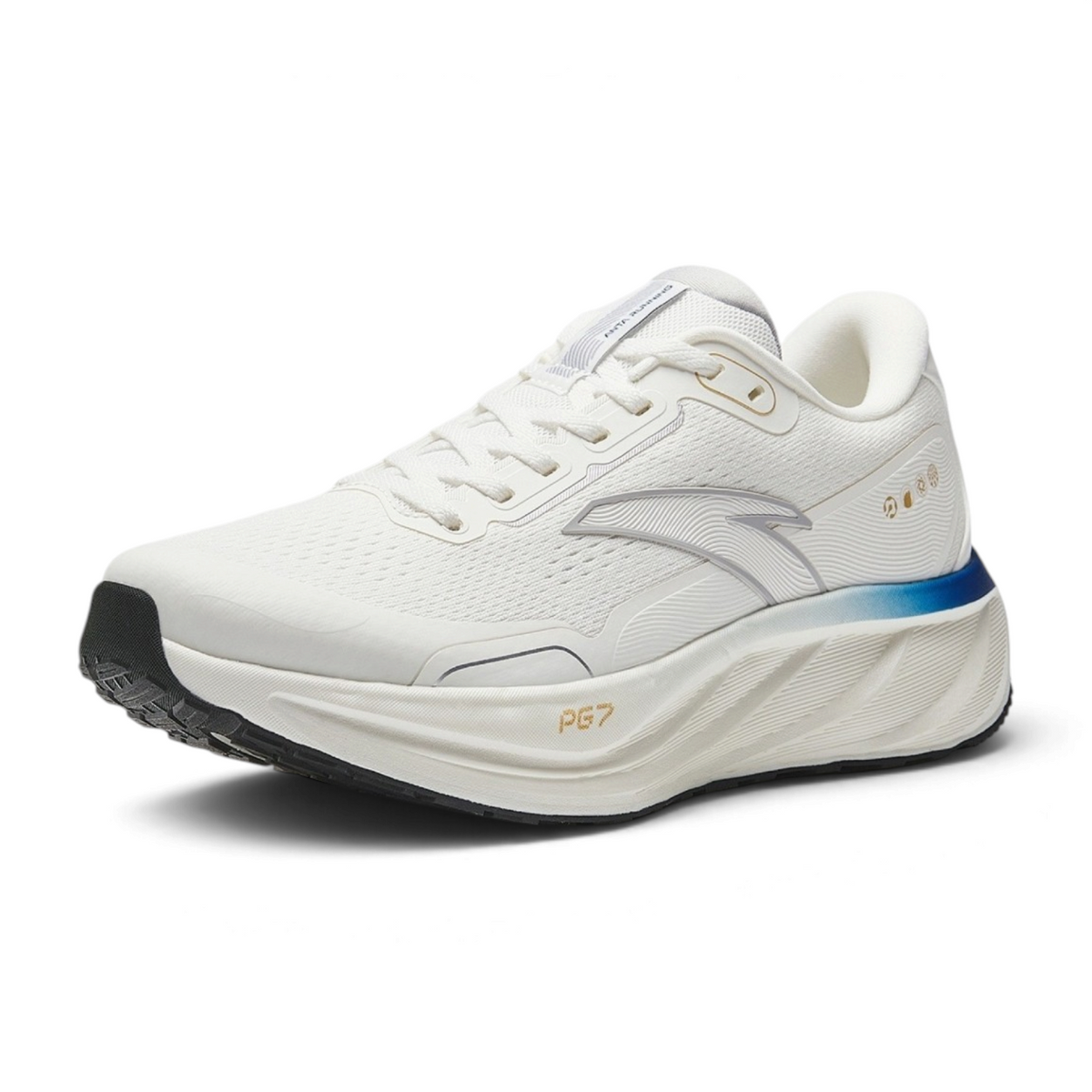 ANTA Running Shoes White/Grey/Gold
