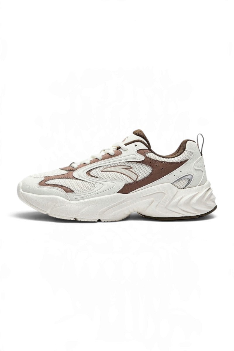 ANTA Men’s Basic Casual Shoes in Beige/Brown – product view 1