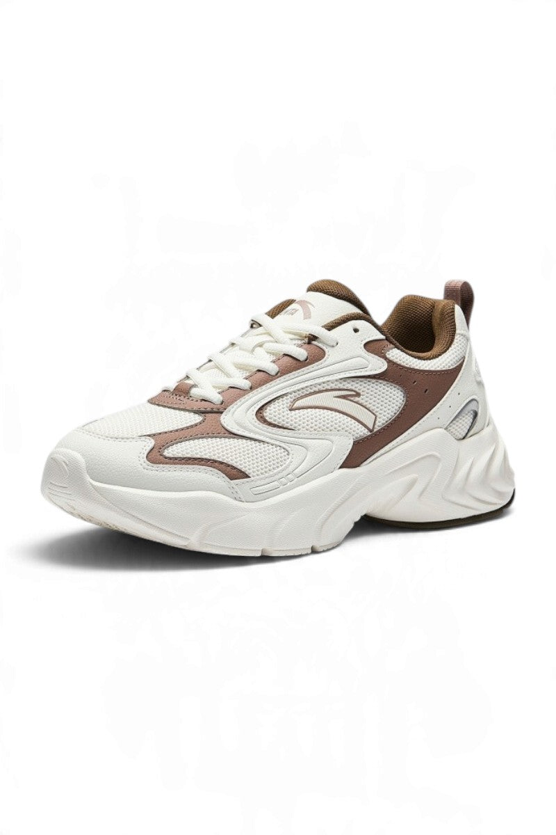 ANTA Men’s Basic Casual Shoes in Beige/Brown – product view 2