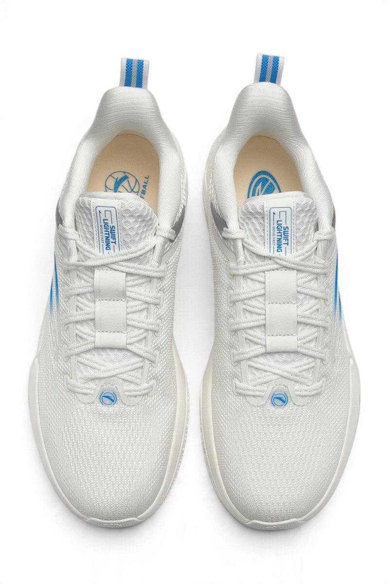 ANTA Men’s Swift Lightning 7 Basketball Shoes in White – product view 5