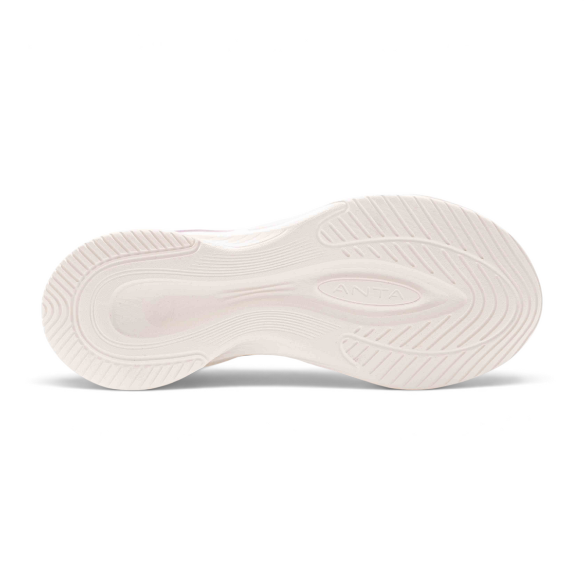 FRG running shoes featuring a white textured rubber outsole with a grooved tread pattern for traction.