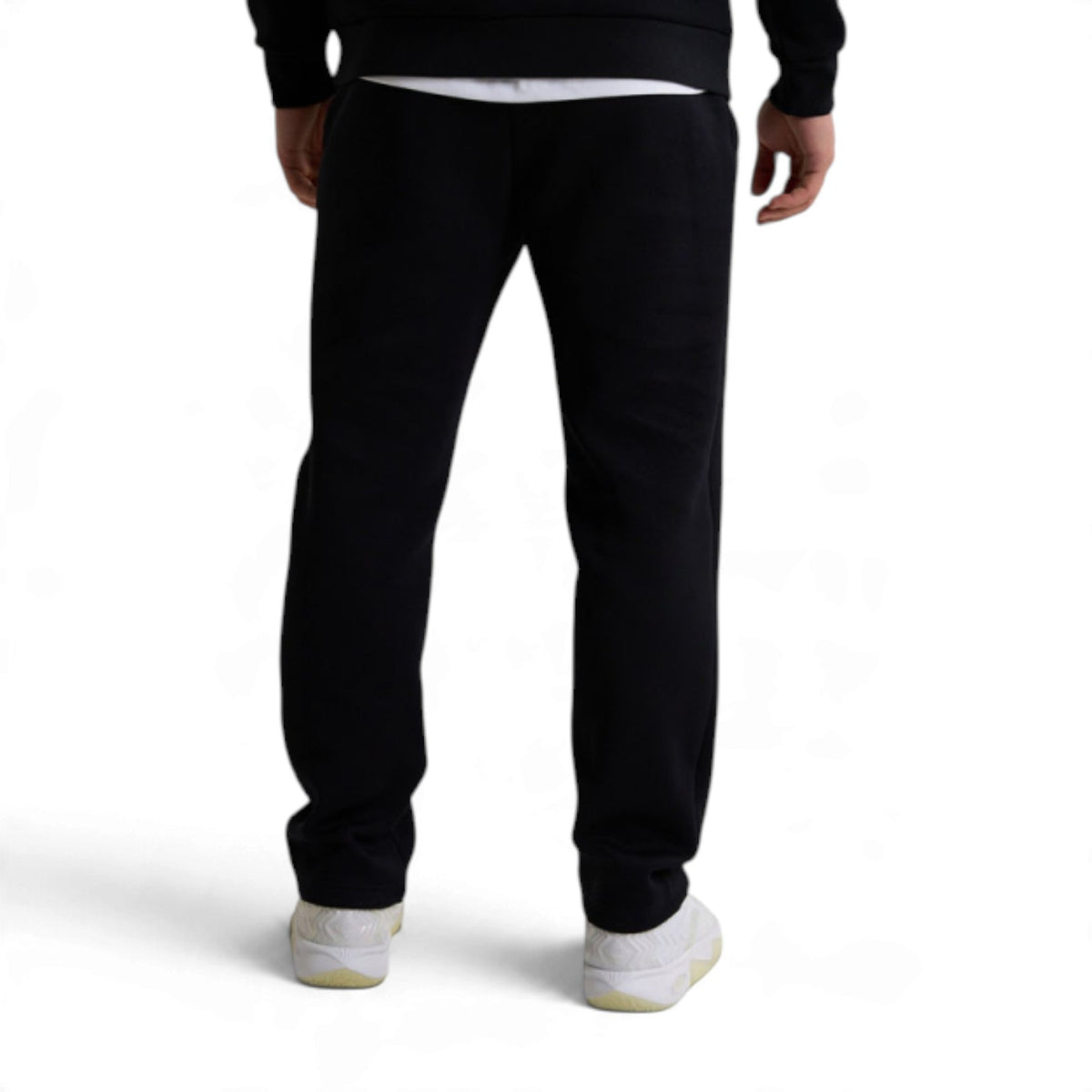 ANTA Men’s KT HOPE BLOOMS Knit Track Pants in Black – product view 2