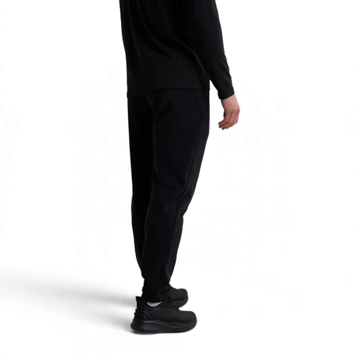 ANTA Men’s Insulated Running Track Pants in Black – product view 5