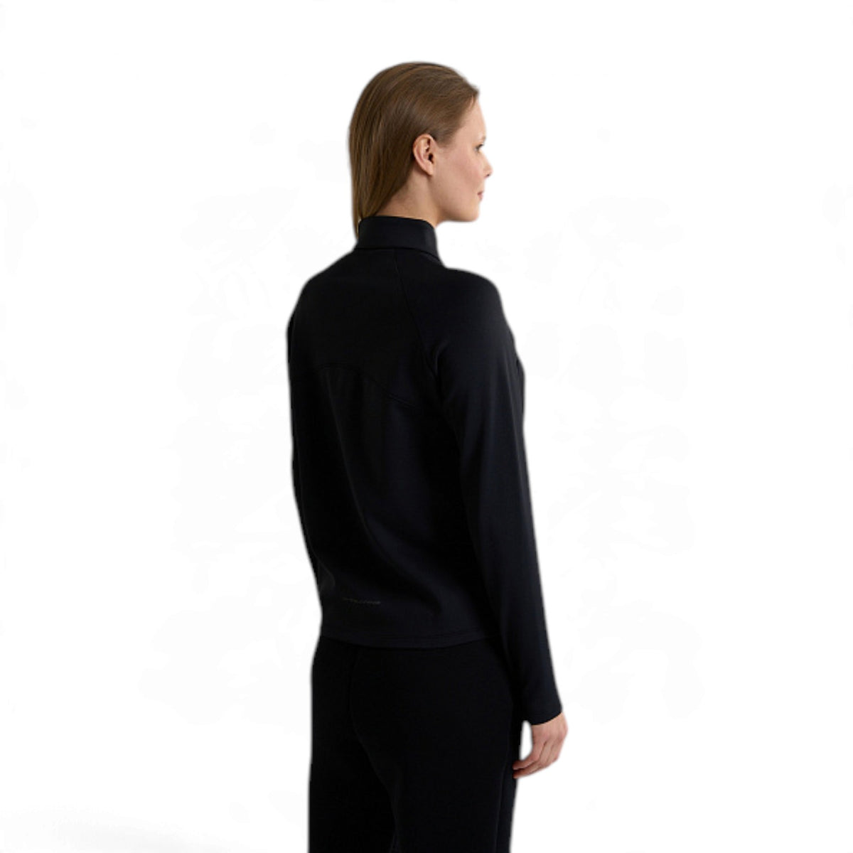 ANTA Women’s Half-Zip Running Top in Black – product view 6