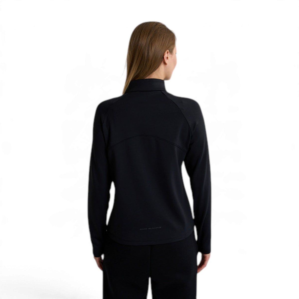 ANTA Women’s Half-Zip Running Top in Black – product view 7