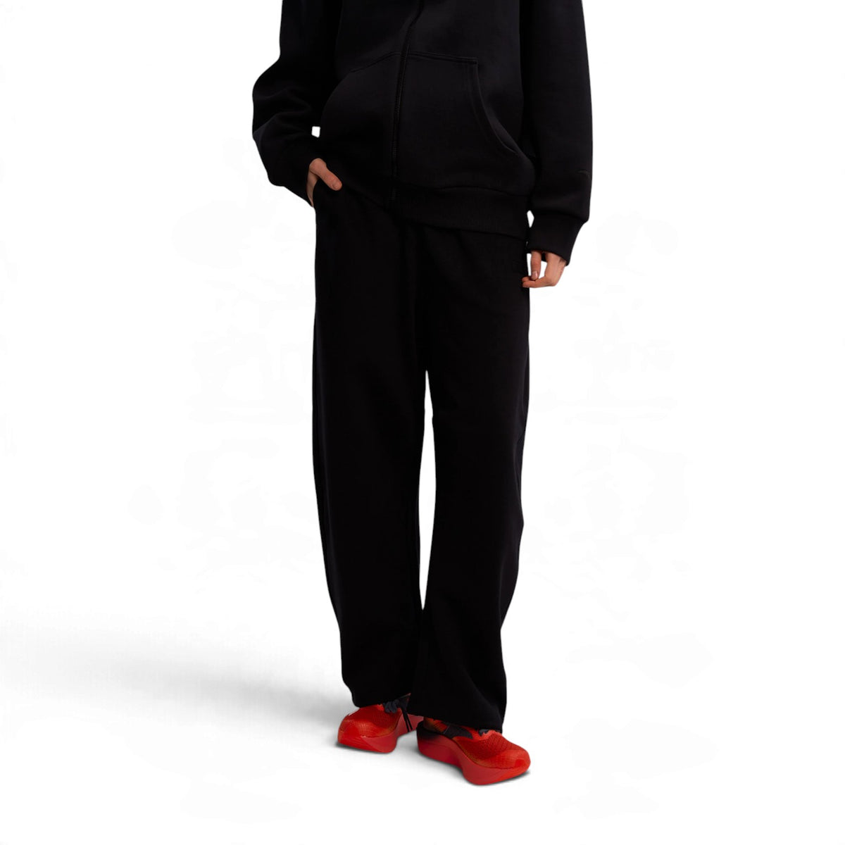 ANTA Women’s SKATE Knit Track Pants in Black – product view 2