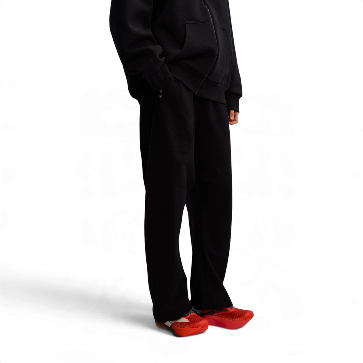 ANTA Women’s SKATE Knit Track Pants in Black – product view 3