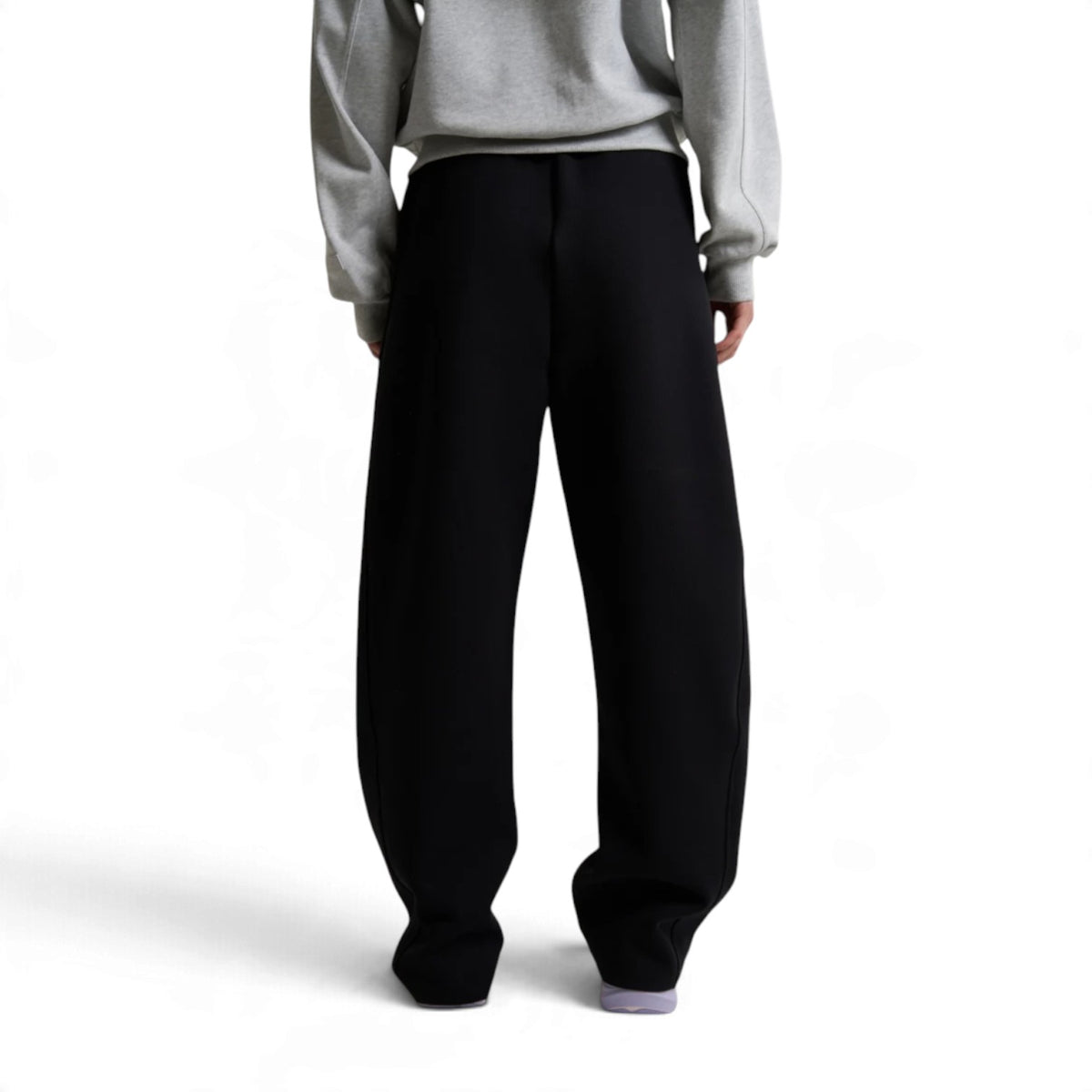 ANTA Women’s SPORTS CLUB Knit Track Pants in Black – product view 9