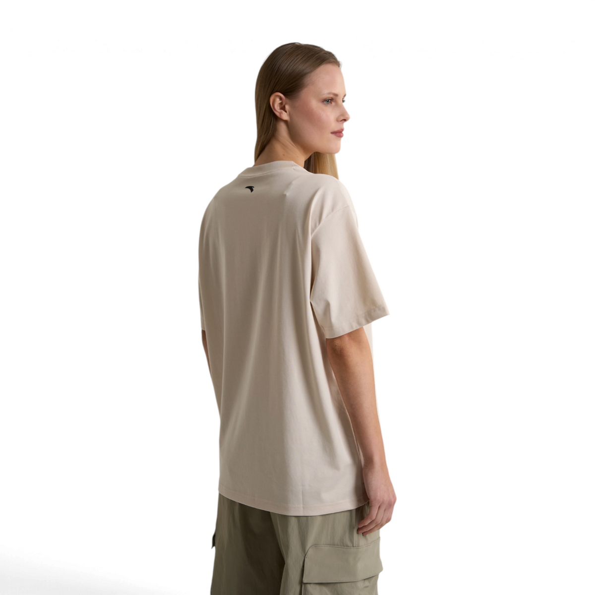 ANTA SS TEE SAND GREY