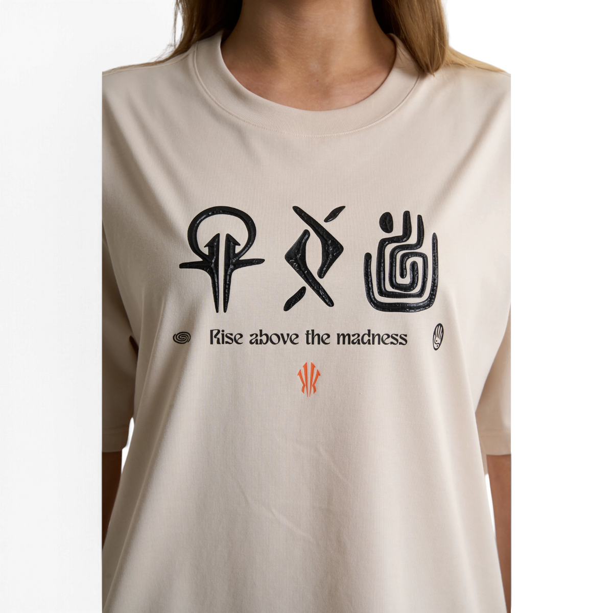 ANTA SS TEE SAND GREY