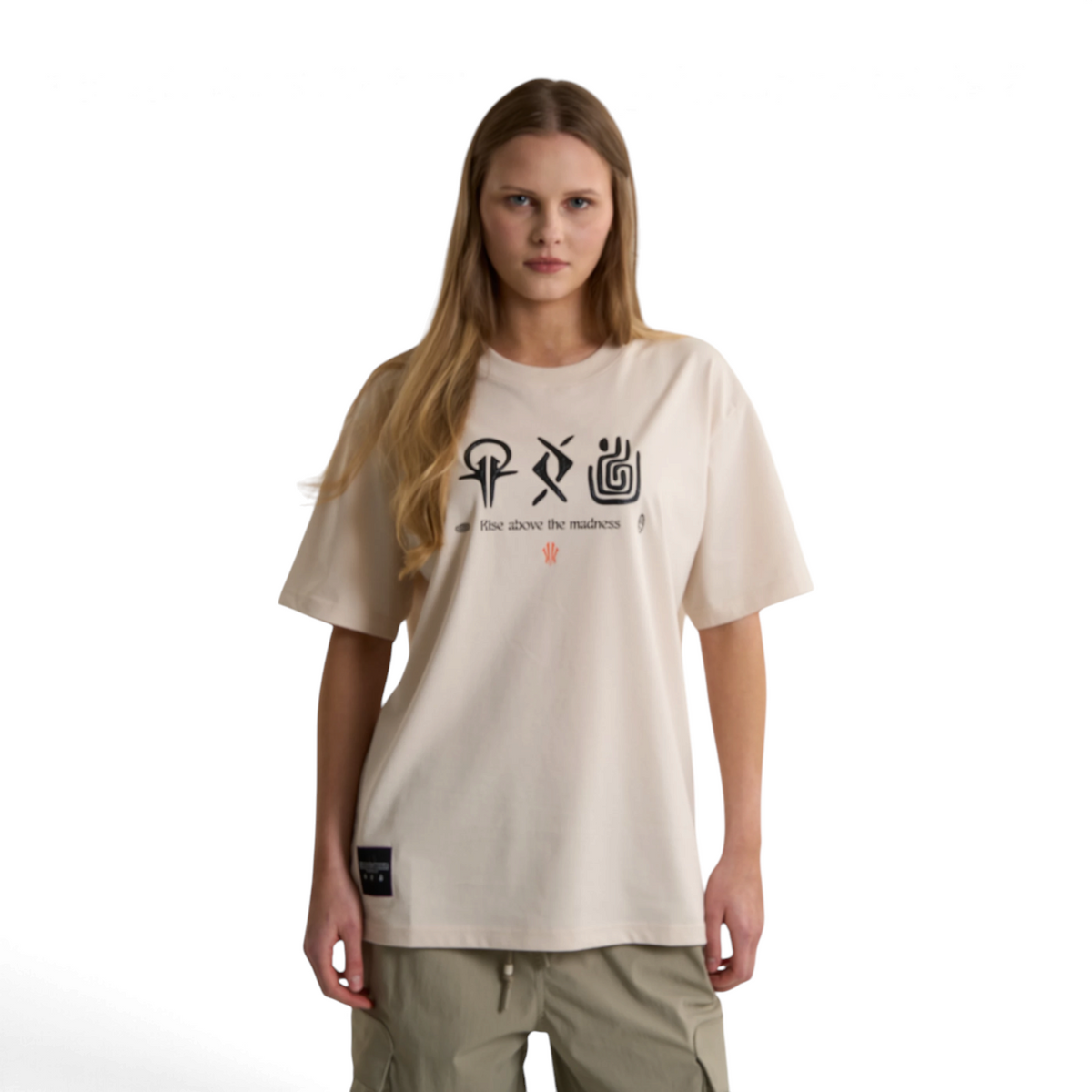 ANTA SS TEE SAND GREY