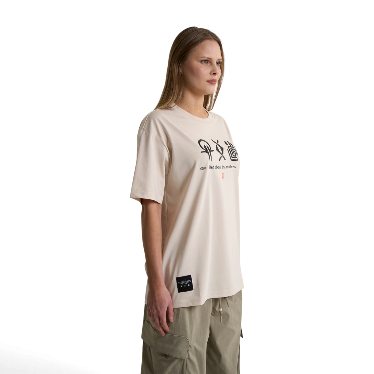 ANTA SS TEE SAND GREY