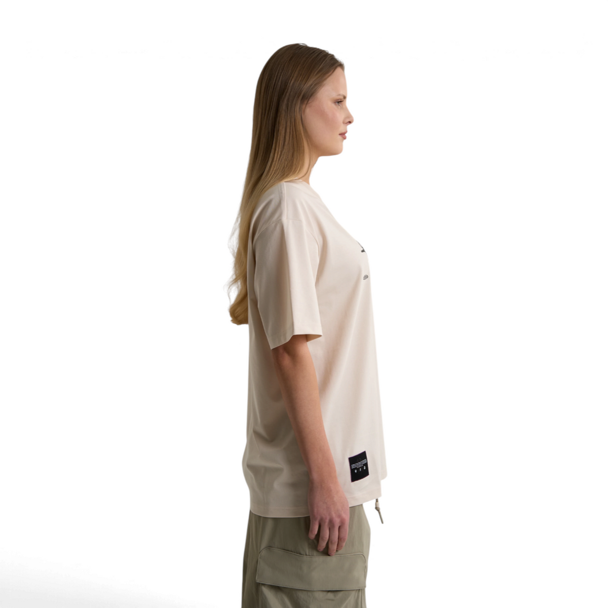 ANTA SS TEE SAND GREY