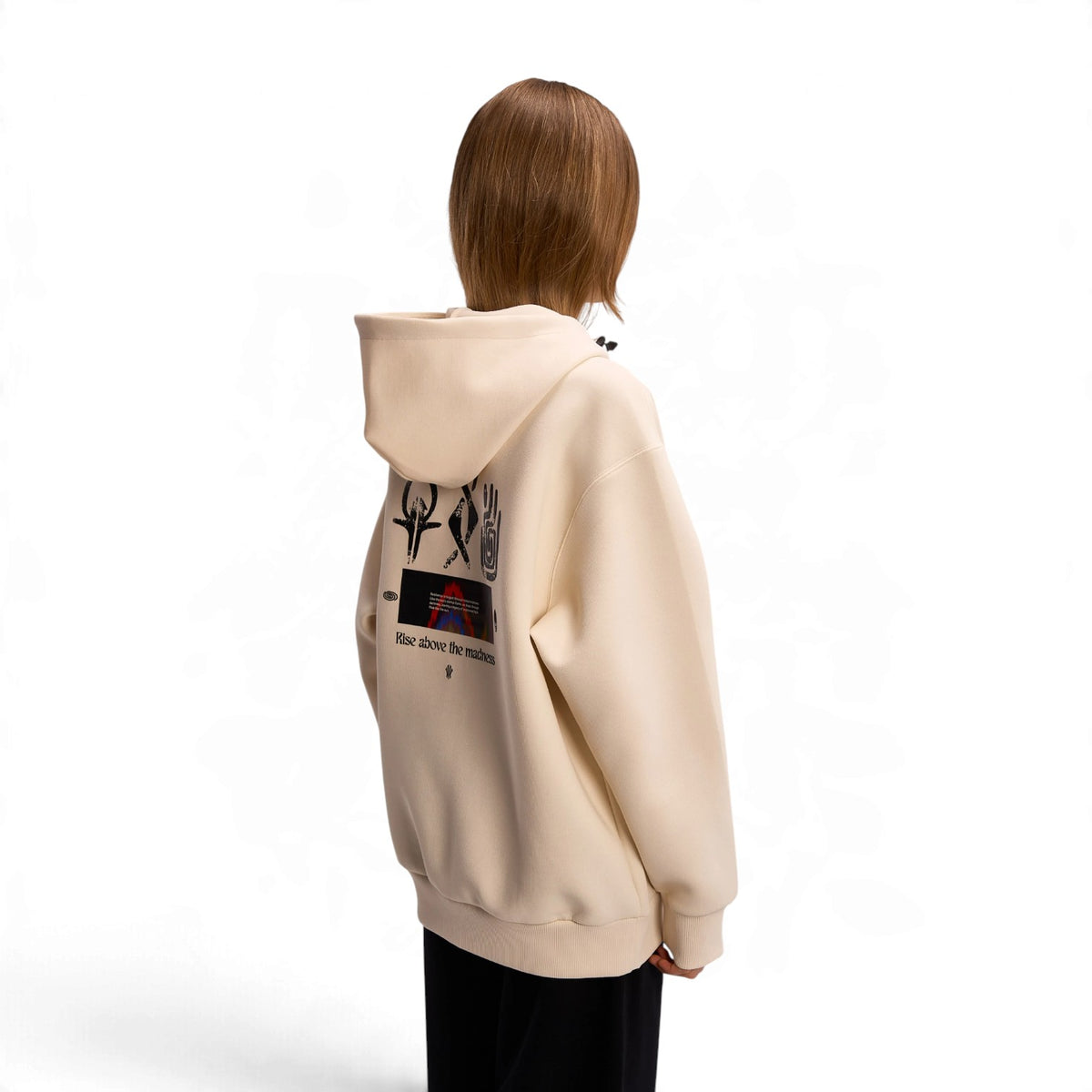 ANTA Unisex KAI Legacy Knit Track Top in Sand Grey – product view 7