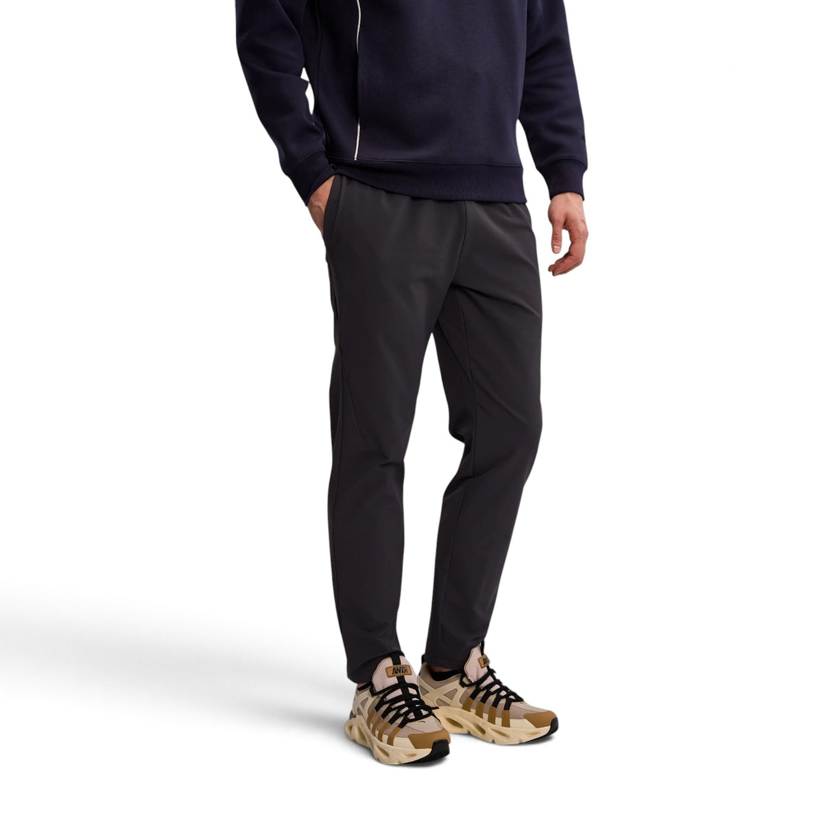 ANTA Woven Track Pants - Grey