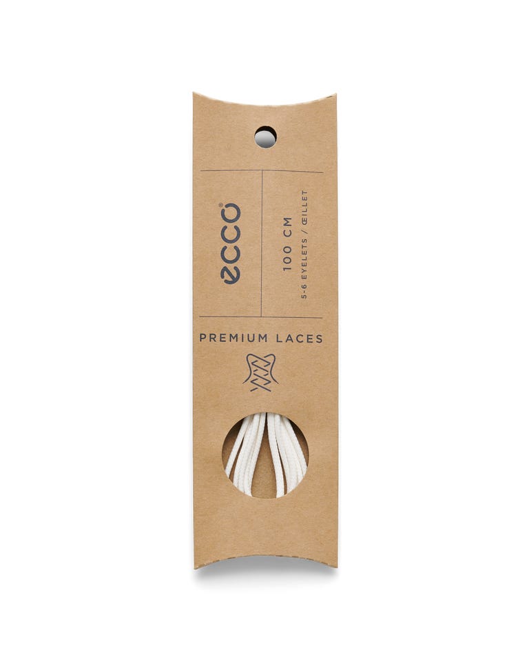 ECCO Round Laces Black