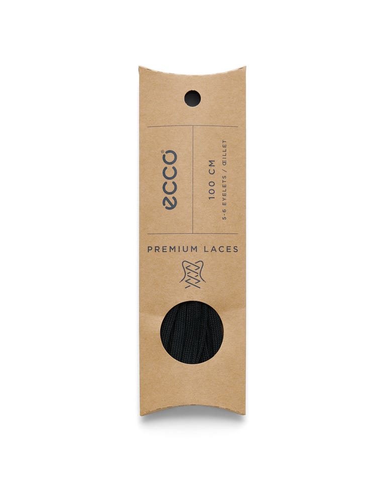 ECCO Flat Laces Black