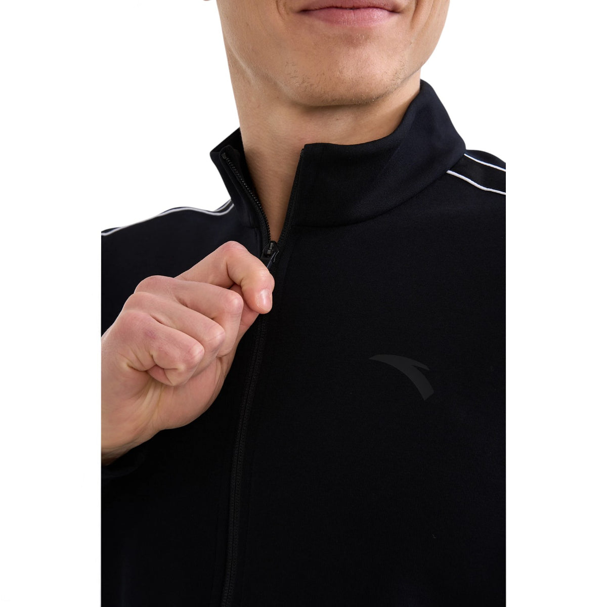 ANTA Knit Track Top - Black