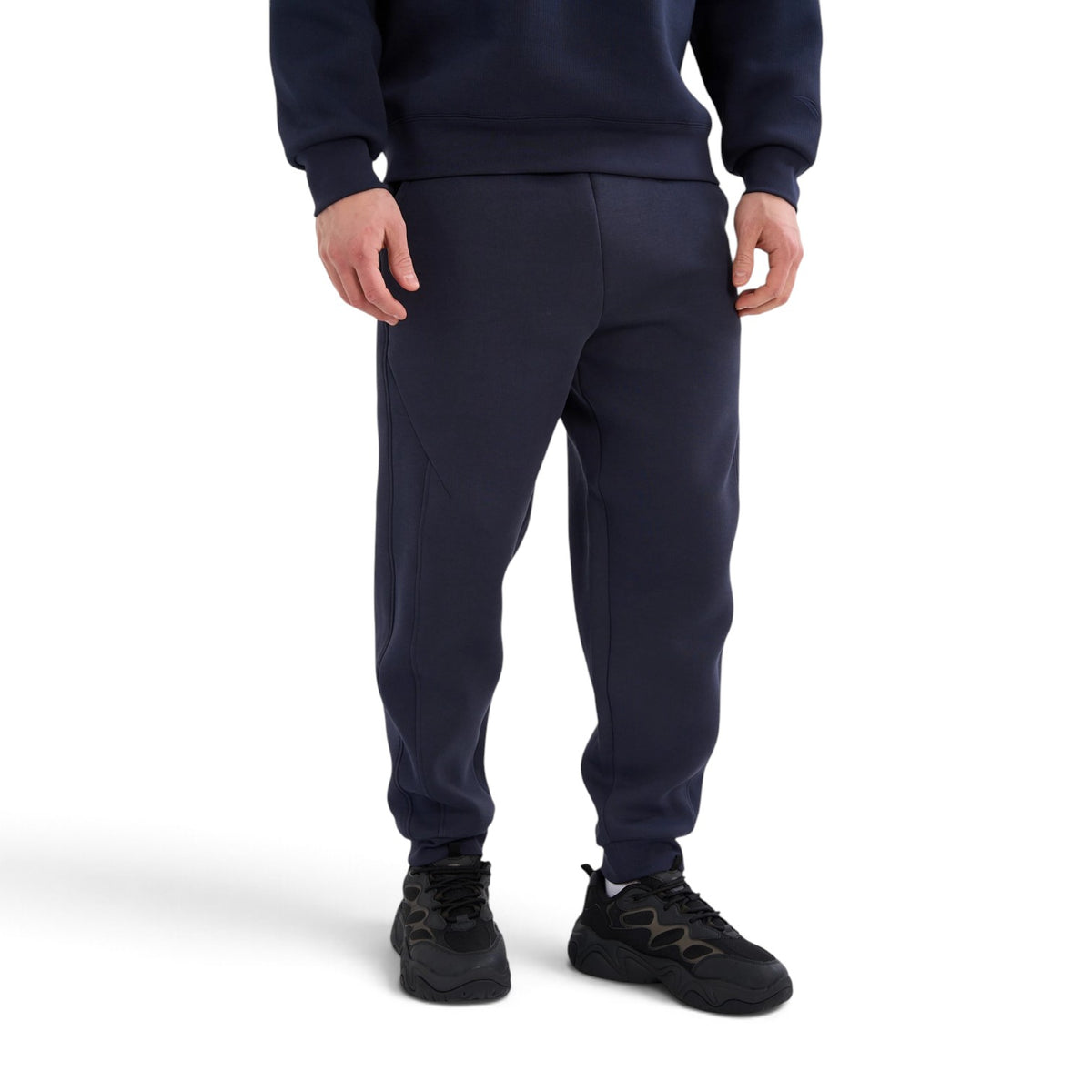 ANTA Knit Track Pants - Black