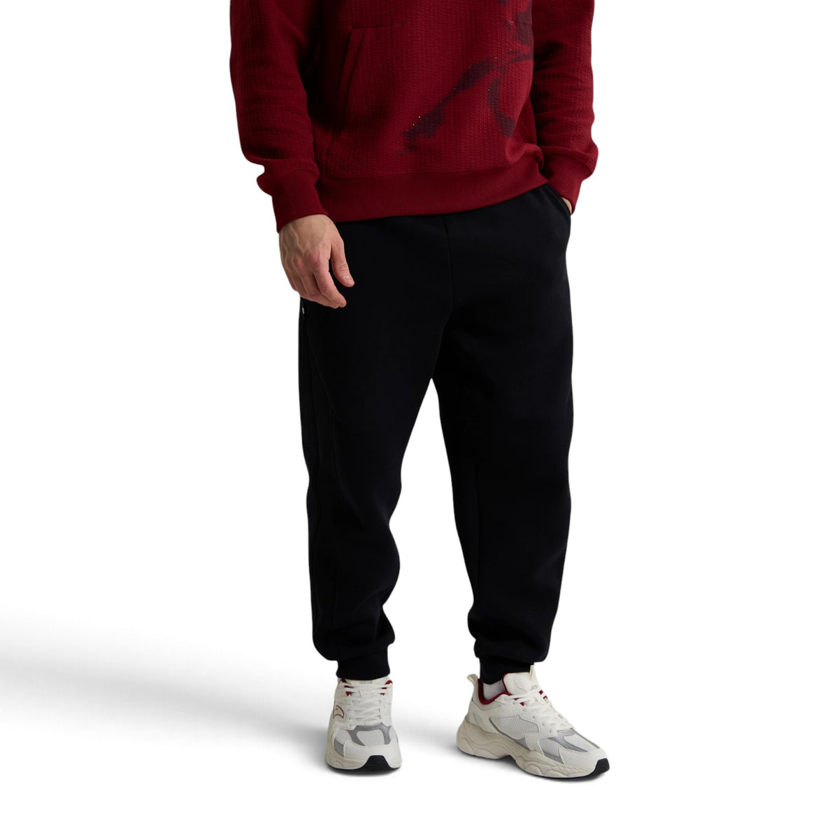 ANTA Knit Track Pants - Brown