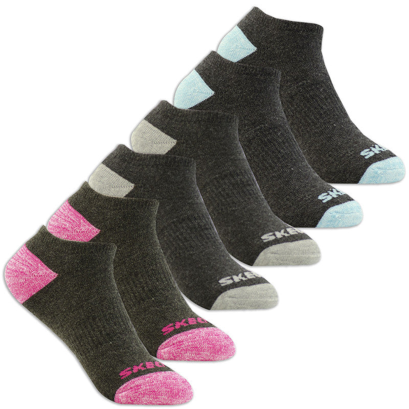 6PK WOMENS FULL TERRY NO SHOW