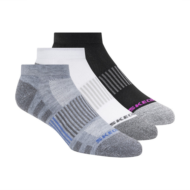 3PK WOMENS EXTENDED TERRY LOW CUT