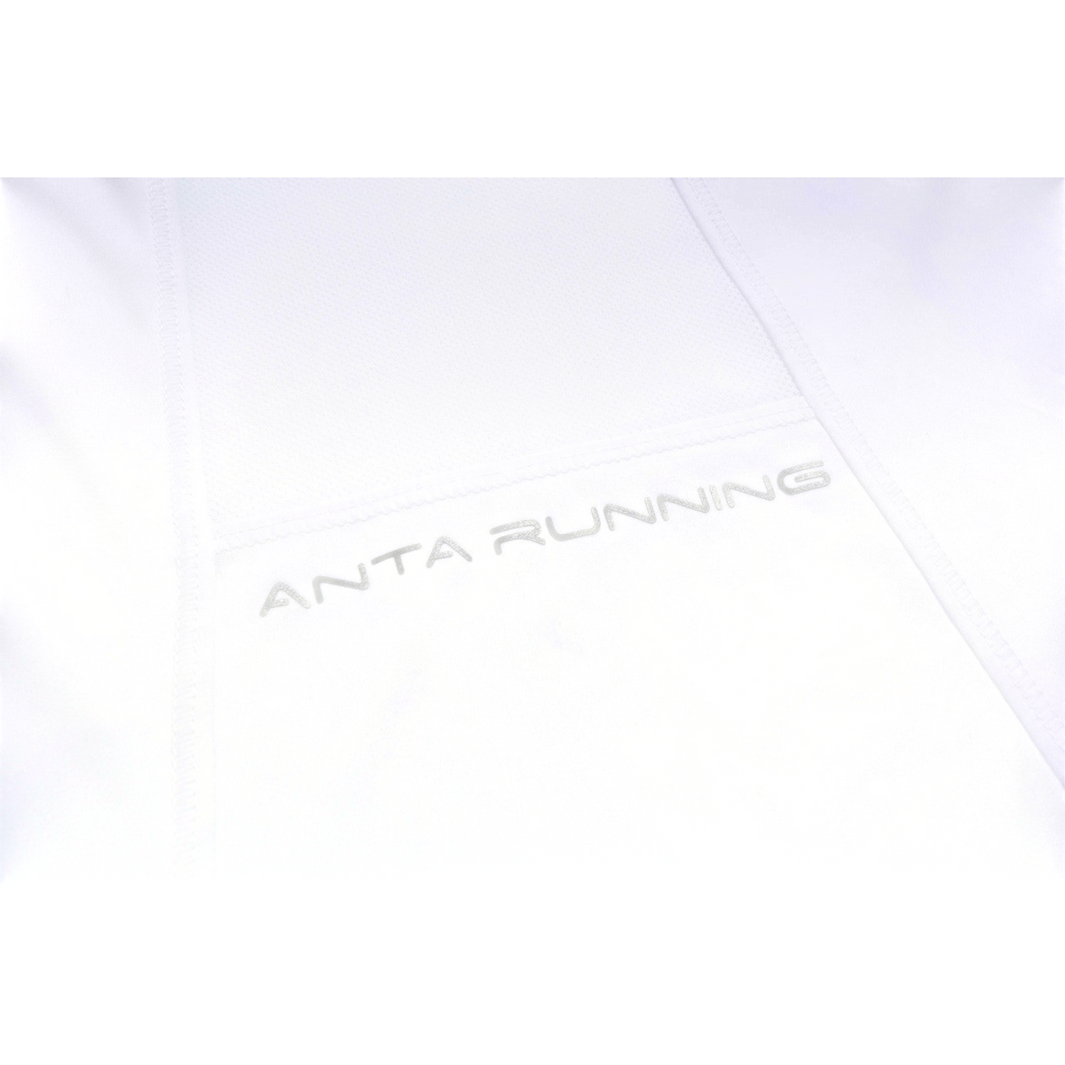 FRG ANTA A-Cool running t-shirt in ice crystal violet featuring breathable mesh panel and reflective logo detailing