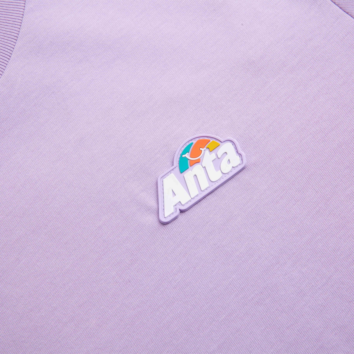 FRG SS TEE in light purple cotton with a small Anta logo patch on the chest