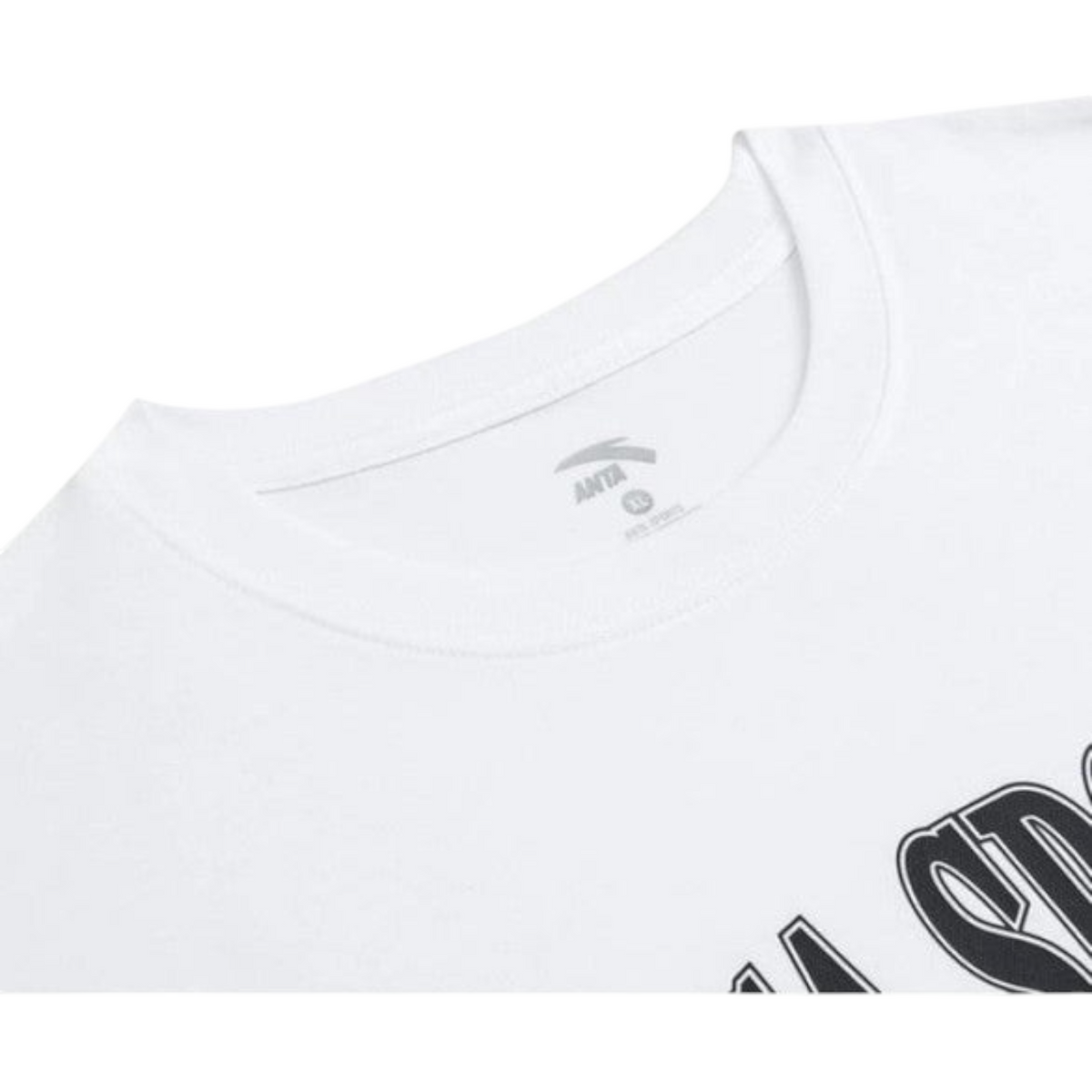 FRG ANTA white lifestyle short sleeve t-shirt with A-CHILL TOUCH fabric technology and crew neck detail