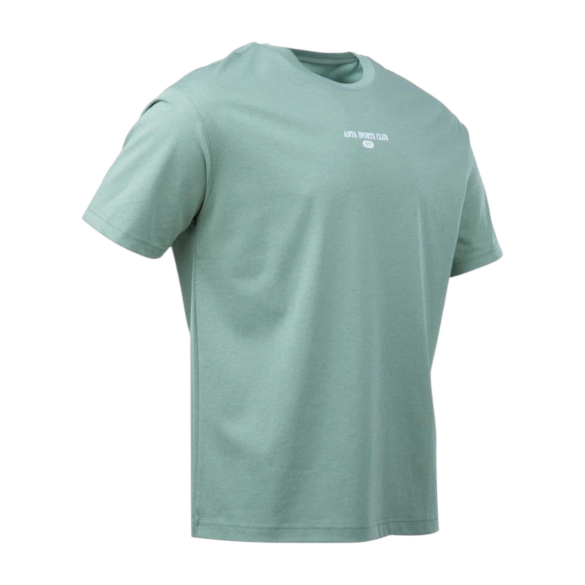 FRG ANTA lifestyle short sleeve t-shirt in green with A-CHILL TOUCH technology and small chest logo