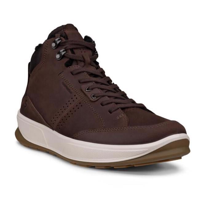ECCO BYWAY 2.0 MOCHA MEN CASUAL HALF BOOTS MOCHA/MOCHA