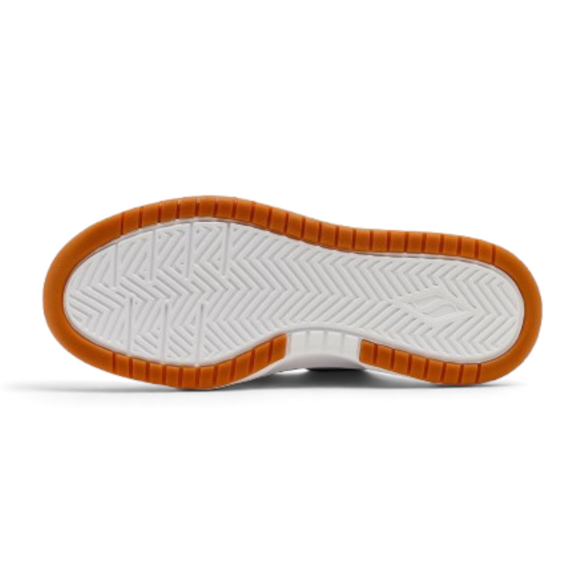FRG Skechers ODYSSEY ON THE WAY sneaker showing the white and gum rubber traction outsole with herringbone pattern