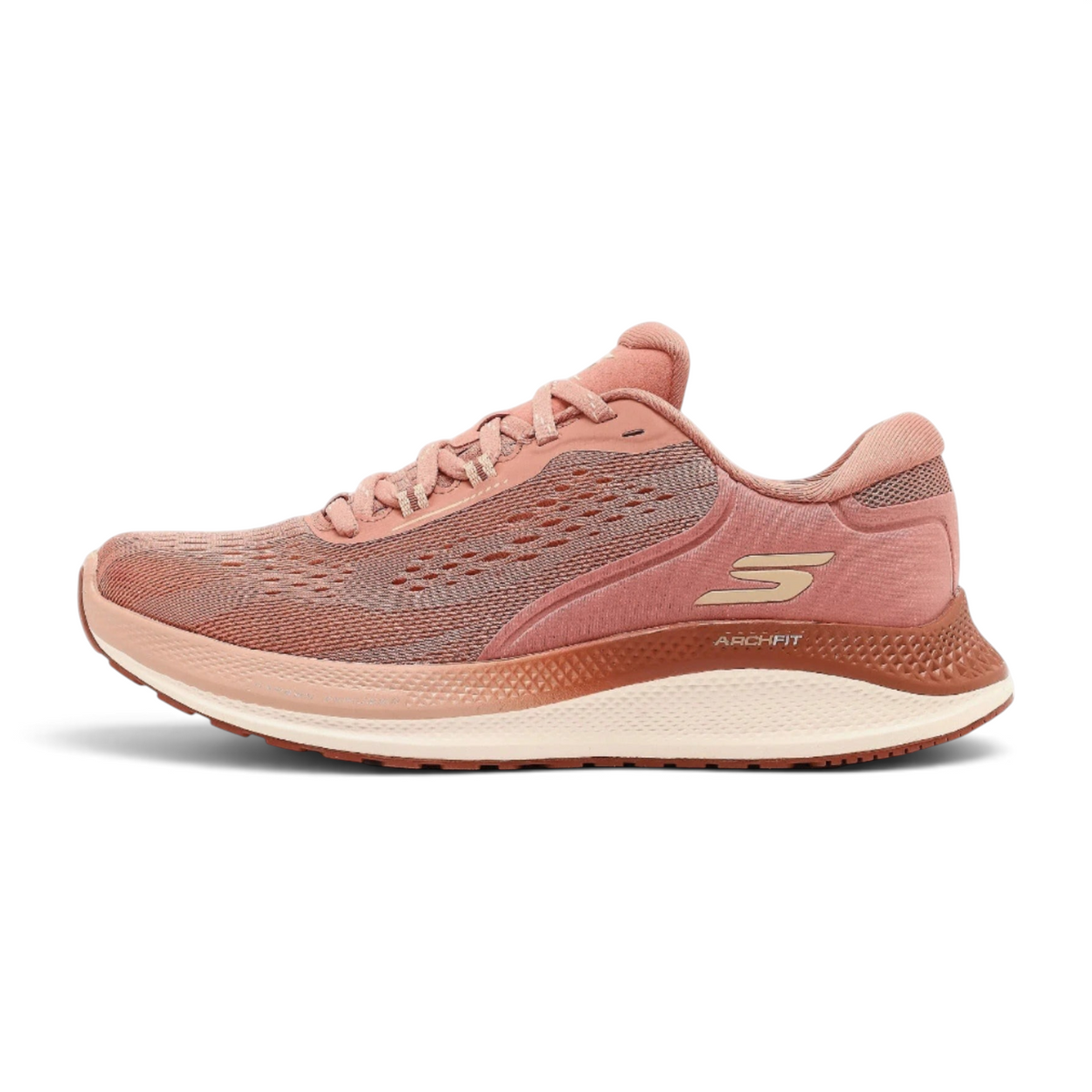 FRG Skechers GO RUN Persistence 2 dusty rose running shoe with breathable mesh upper and Arch Fit cushioned sole