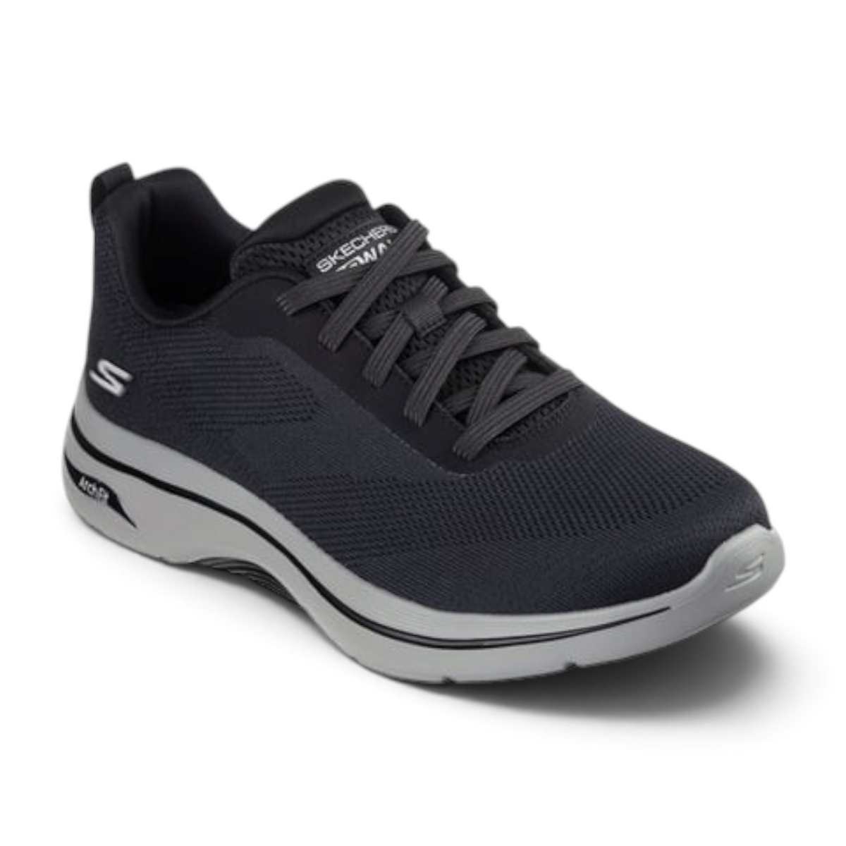 FRG GO WALK ARCH FIT 2.0 TEMPORAL charcoal grey mesh walking sneaker with supportive cushioned sole