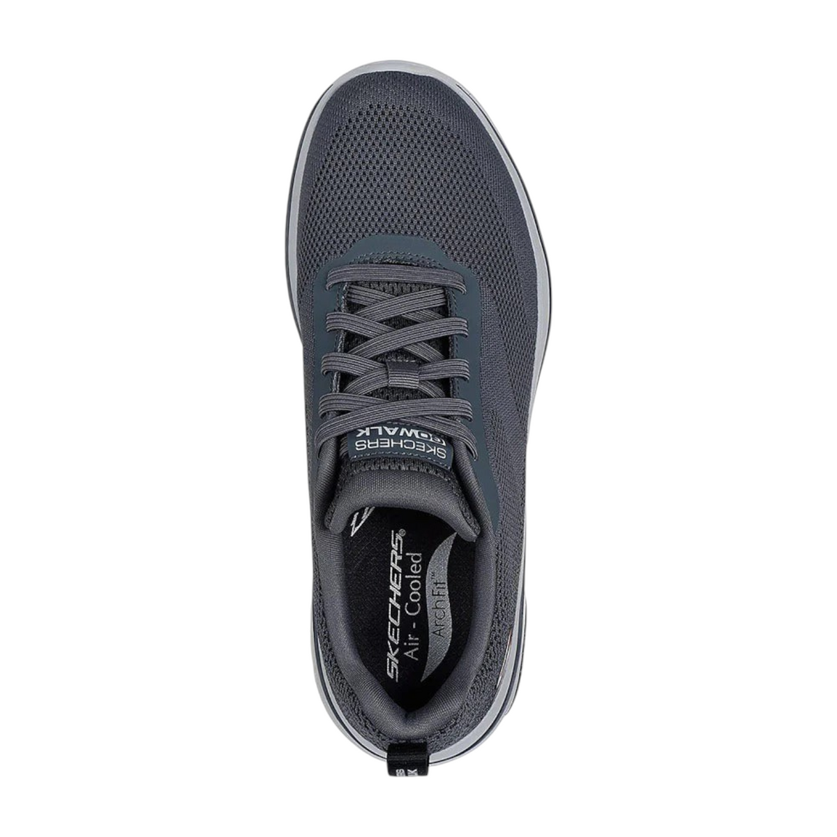 FRG GO WALK ARCH FIT 2.0 - TEMPORAL dark grey mesh walking sneaker with lace-up closure and cushioned insole