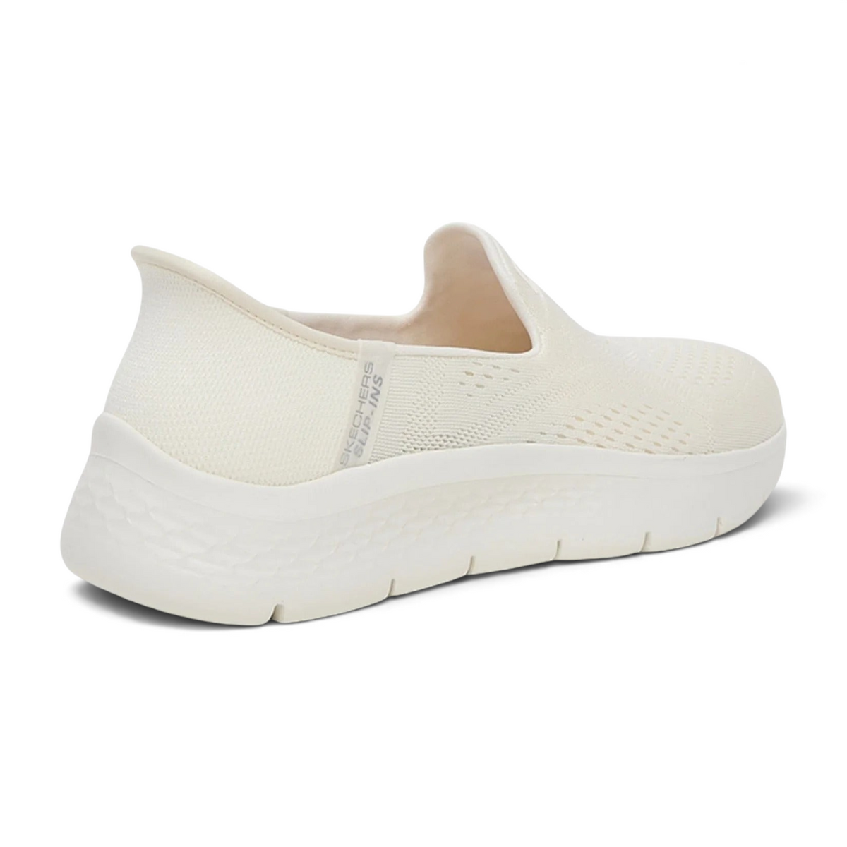 FRG Skechers Go Walk Flex Yael slip-on sneaker in cream white with a breathable mesh upper and cushioned sole