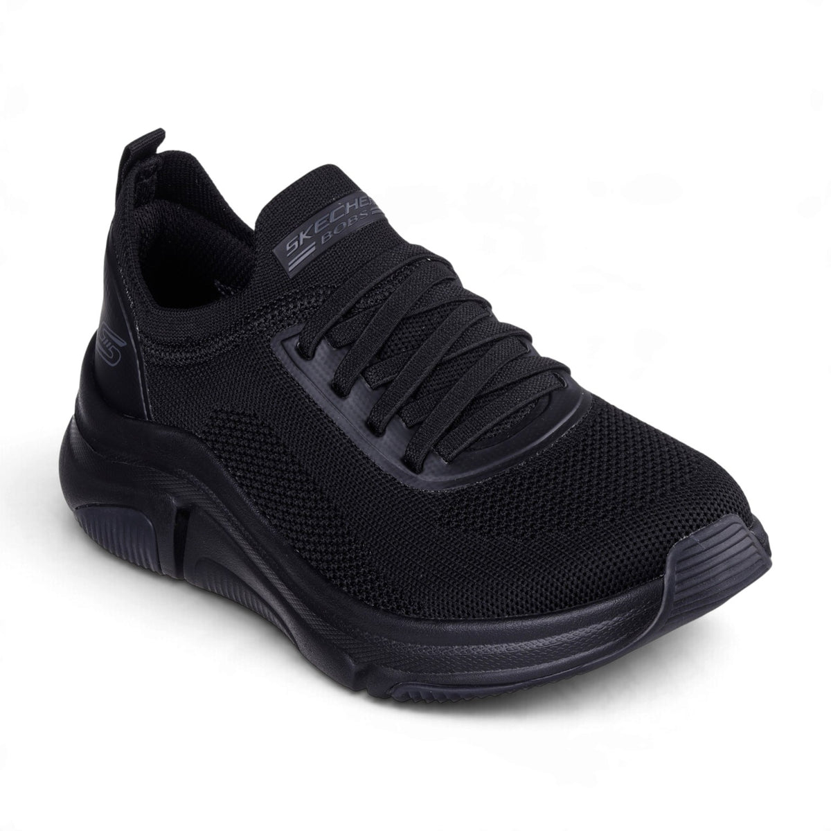 Skechers Women's BOBS Sparrow Flex Instant Clout Slip-On Sneakers – Black/Black – product view 2