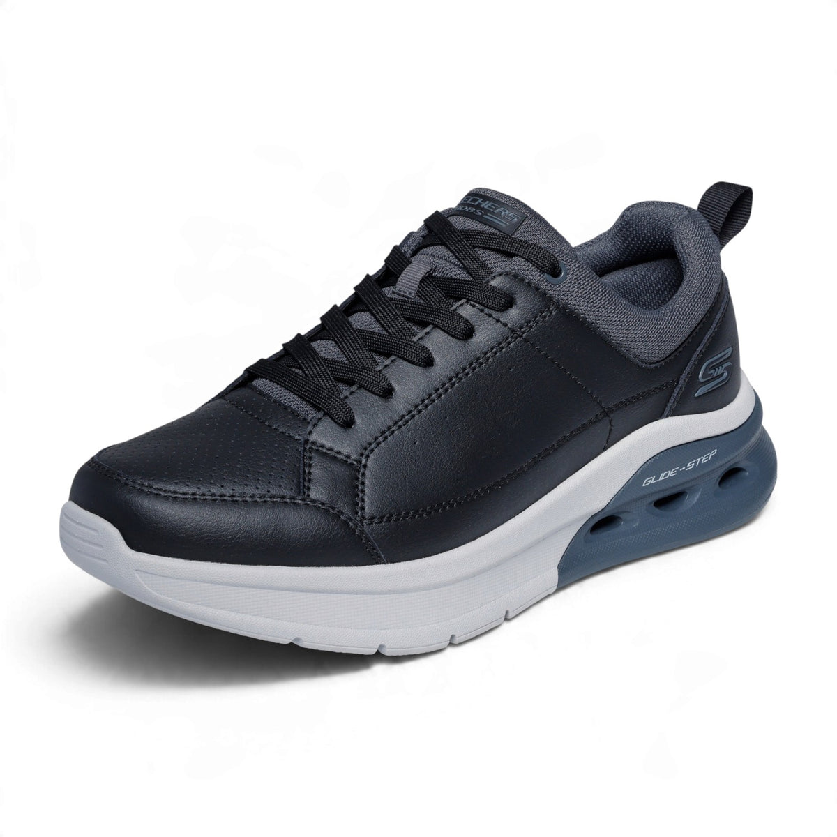 Skechers Men's BOBS Arc Waves 2.0 Lace-Up Sneakers – Black – product view 4