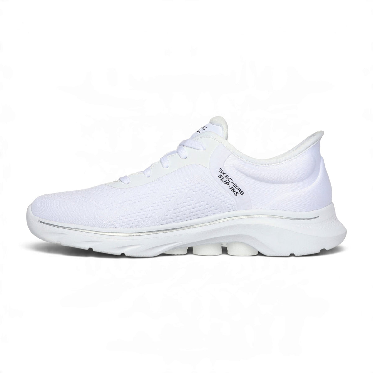 Skechers Women's GO WALK 7 Valin Slip-Ins Walking Shoes – White/Black – product view 3