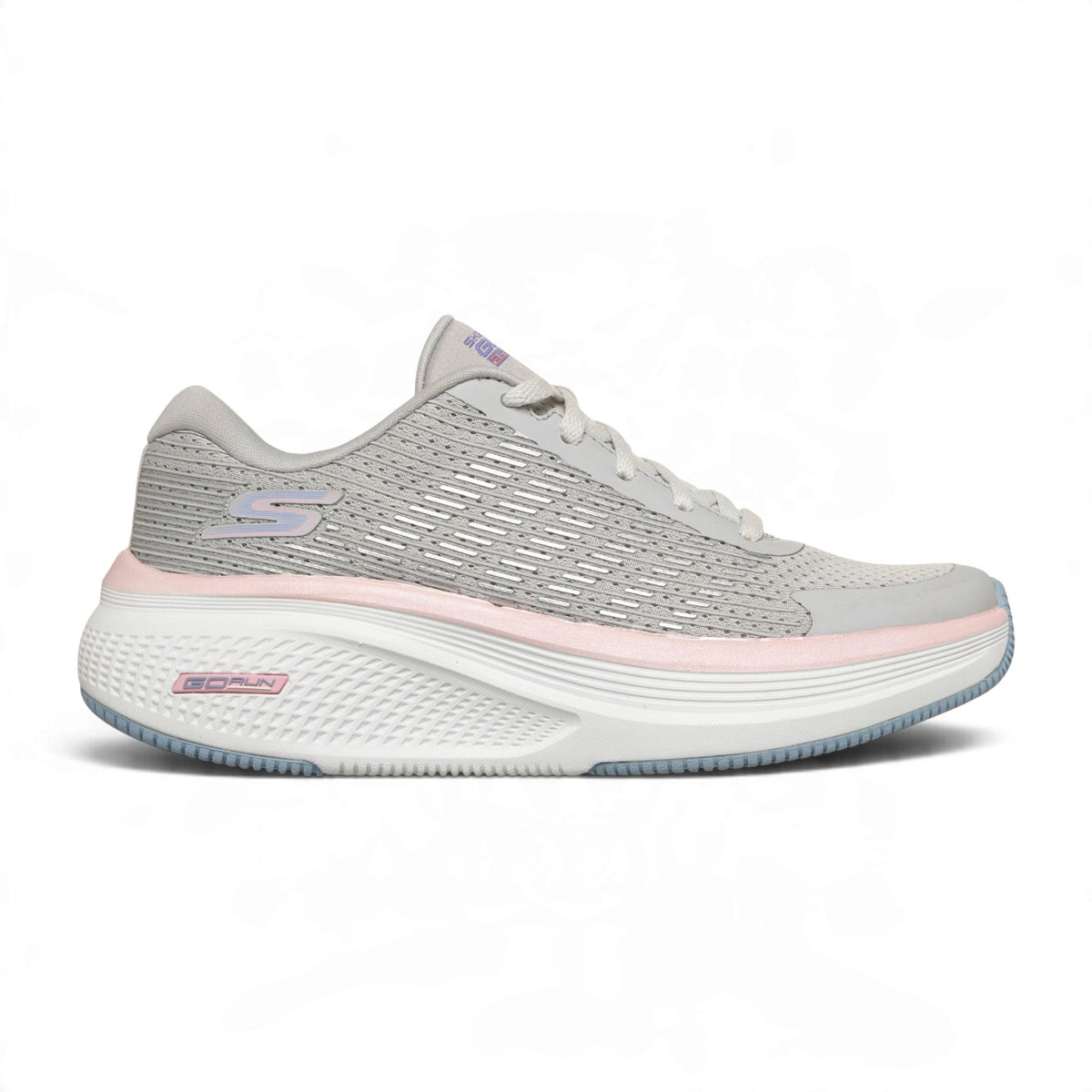 Skechers Women's GO RUN Elevate 2.0 Badric Running Shoes – Gray/Pink – product view 1