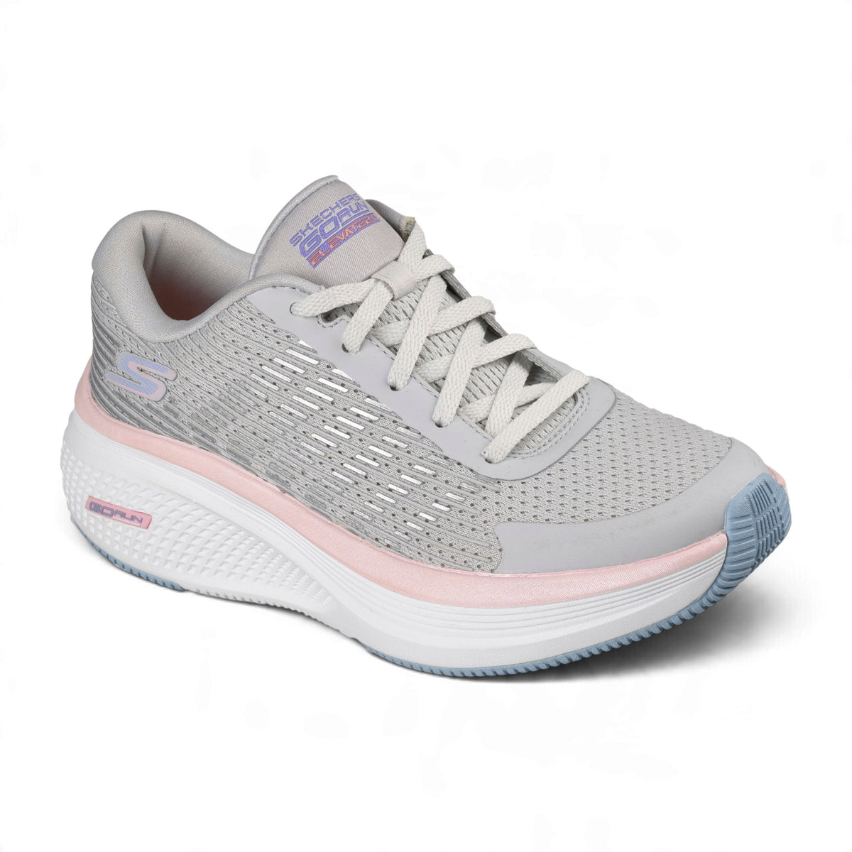 Skechers Women's GO RUN Elevate 2.0 Badric Running Shoes – Gray/Pink – product view 2