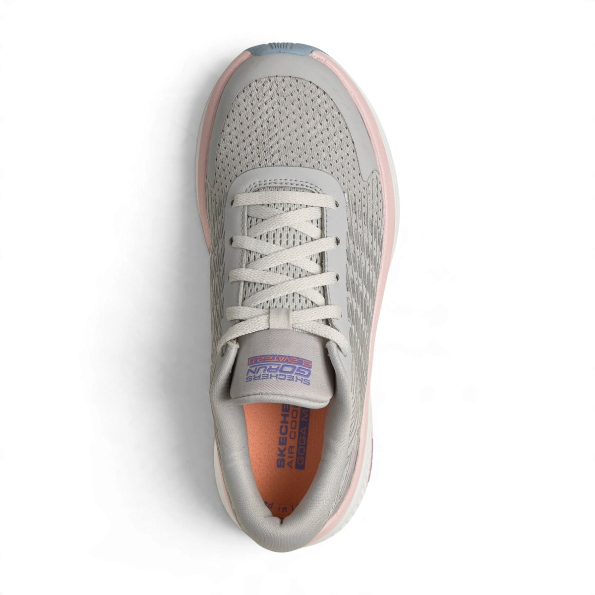 Skechers Women's GO RUN Elevate 2.0 Badric Running Shoes – Gray/Pink – product view 5