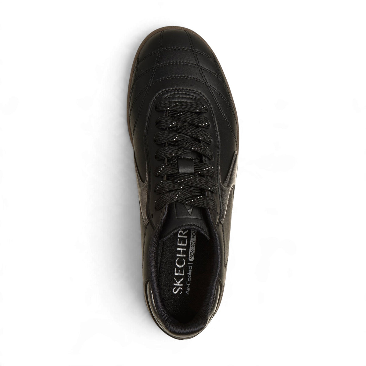 Skechers Women's Hotshot Simply Stitched Lace-Up Sneakers – Black/Silver – product view 4