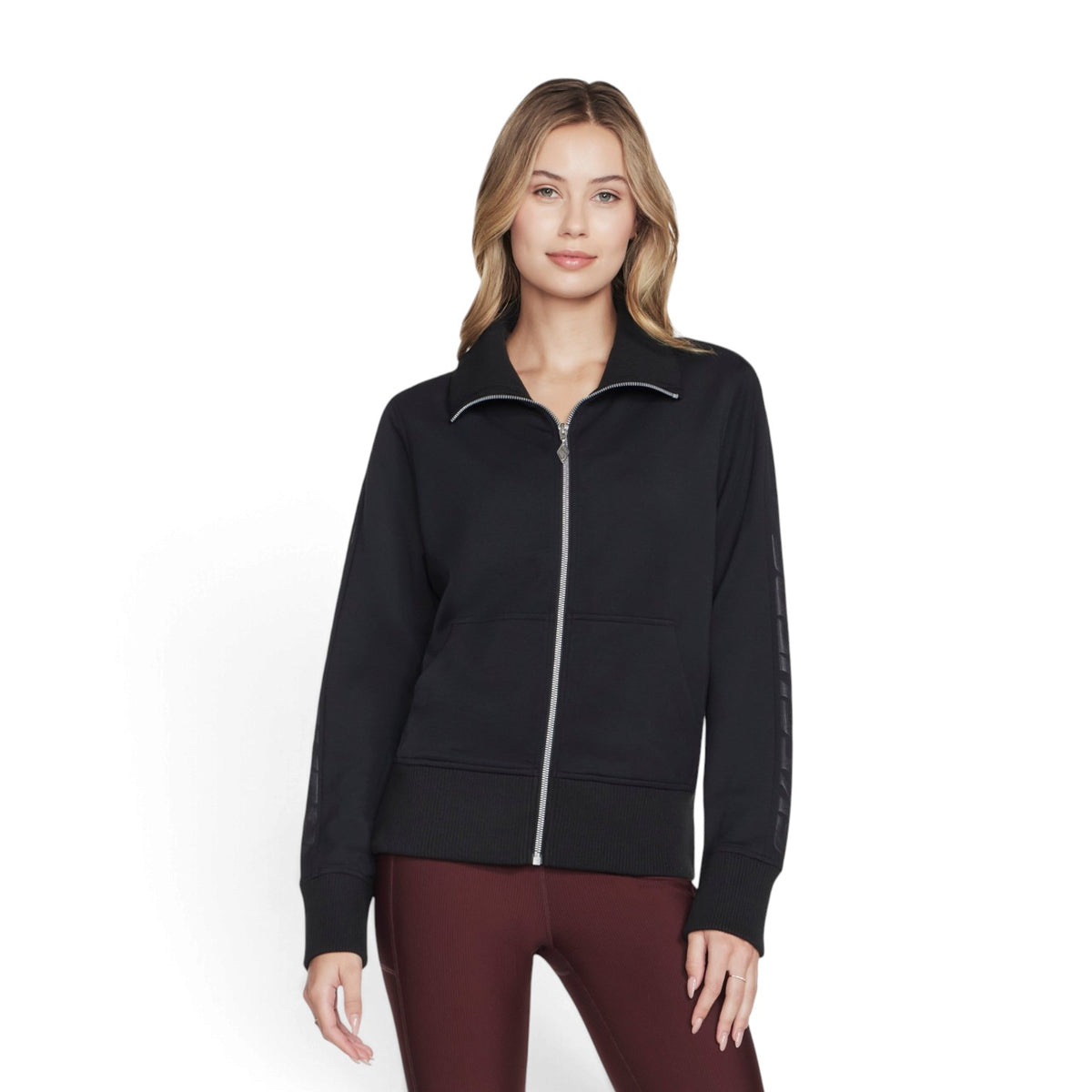 Skechers Women's SkechCloud Heritage Jacket – Bold Black – product view 1